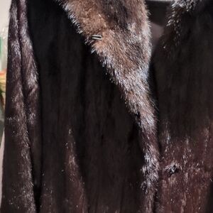 Luxurious Black Fur Coat